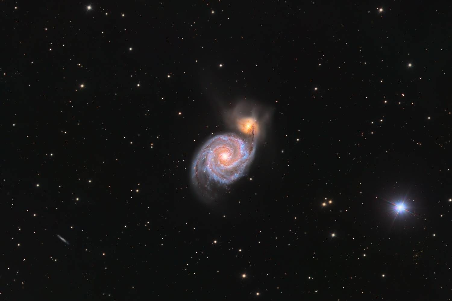 космос, астрономия, галактика, туманность, ночное небо, телескоп, Поляков Алексей