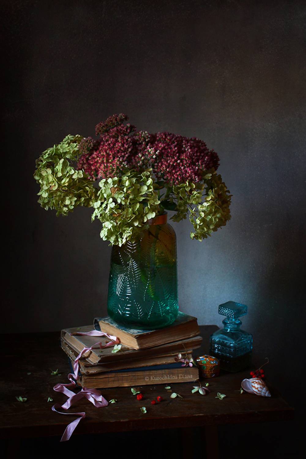 натюрморт, цветы, осень, Курочкина Диана