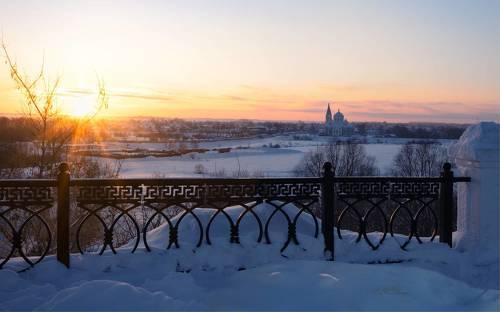 Вечернее солнце