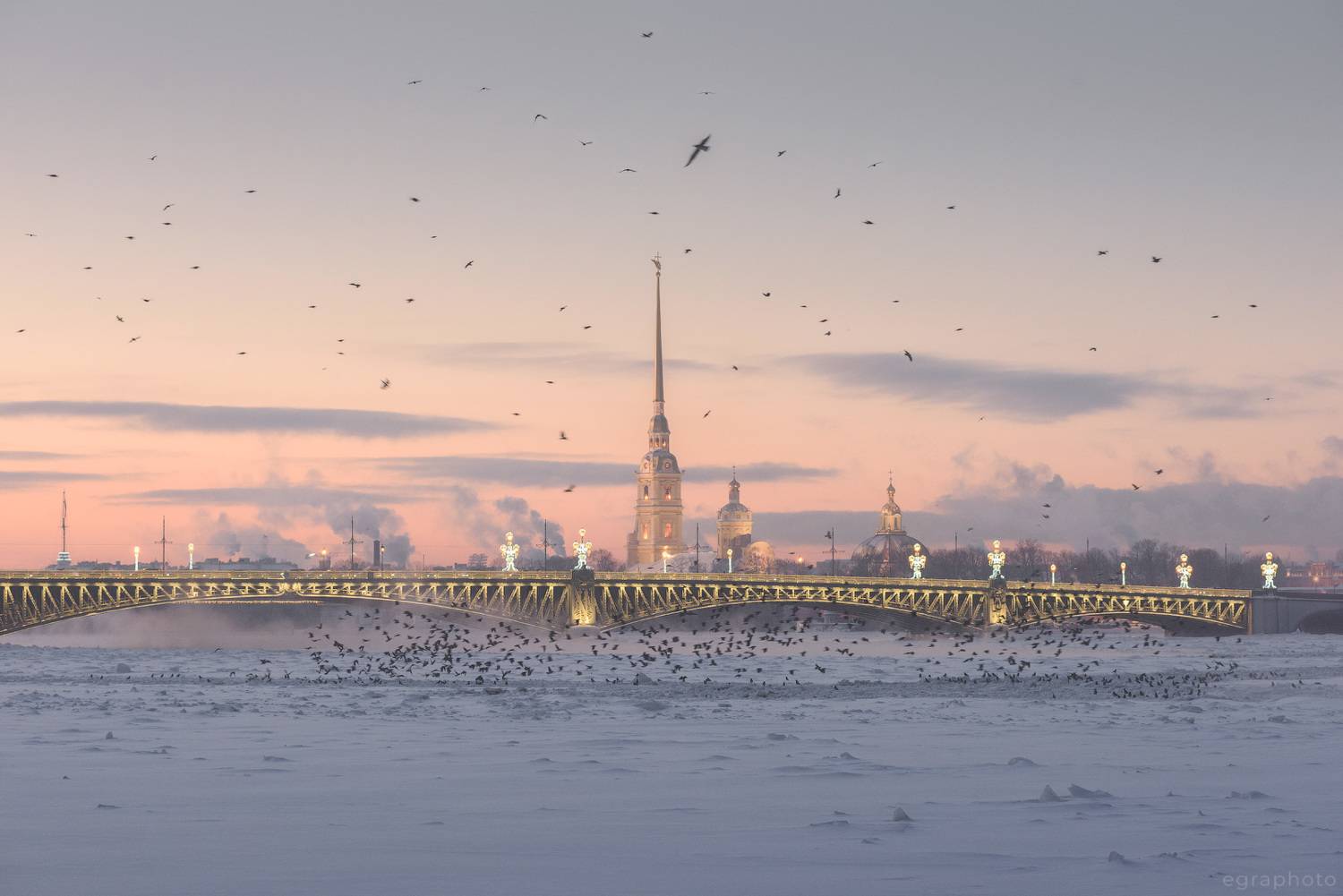 санкт-петербург, спб, россия, питер, spb, saint-petersburg, piter, russia, нева, троицкий мост, петропавловский собор, Рябенький Александр