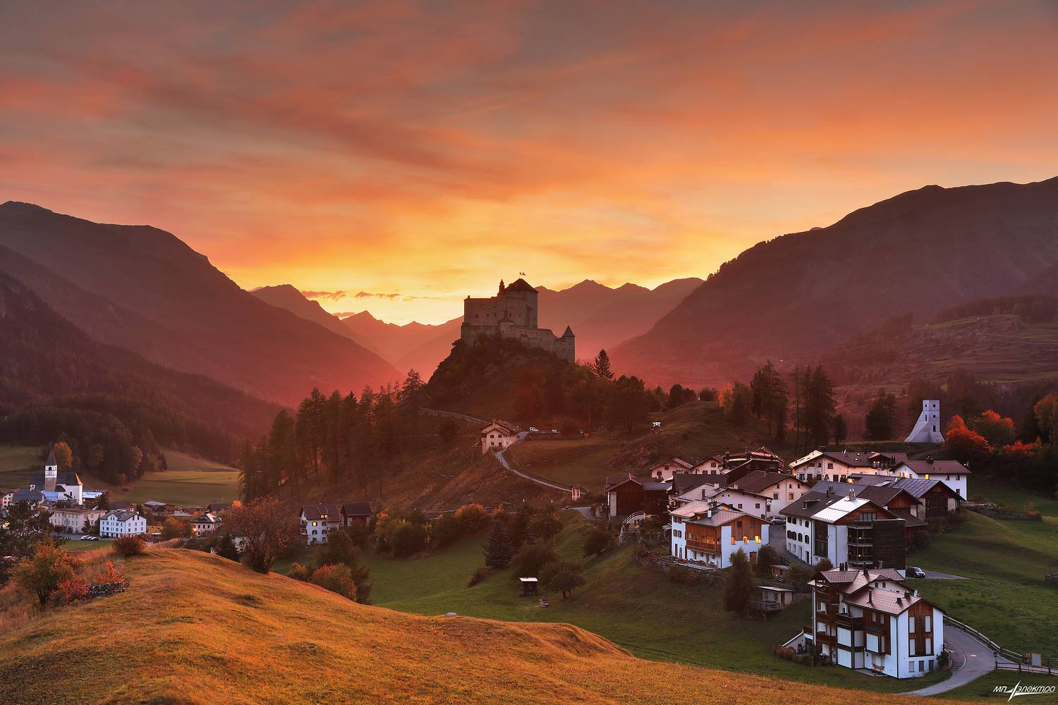 swiss,швейцария,осень,scuol, Матвеев Николай