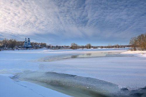 морозный вечер