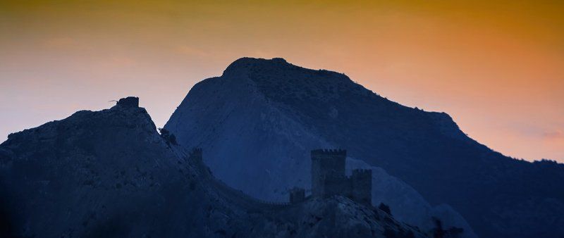 крым, судак, крепость, закат, горы Крепостные зарисовки... фото превью