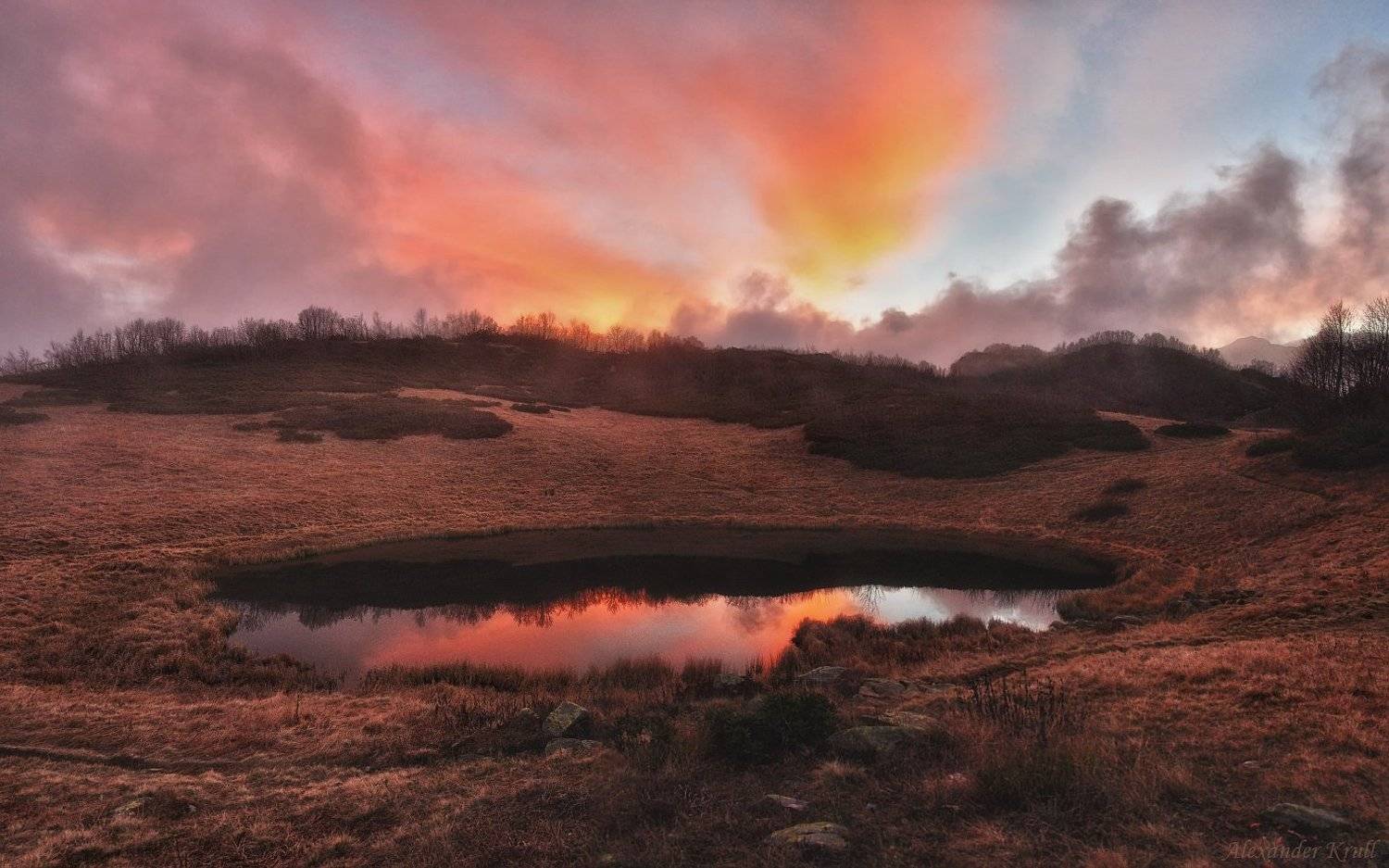 Ачишхо, Закат, Кавказ, Красная Поляна, Александр Круль