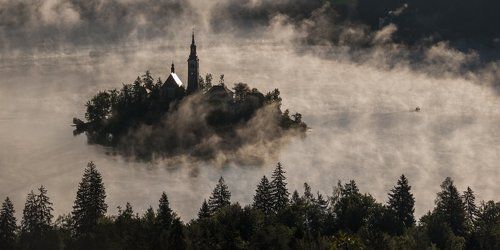 Туманы озера Блед - продолжение