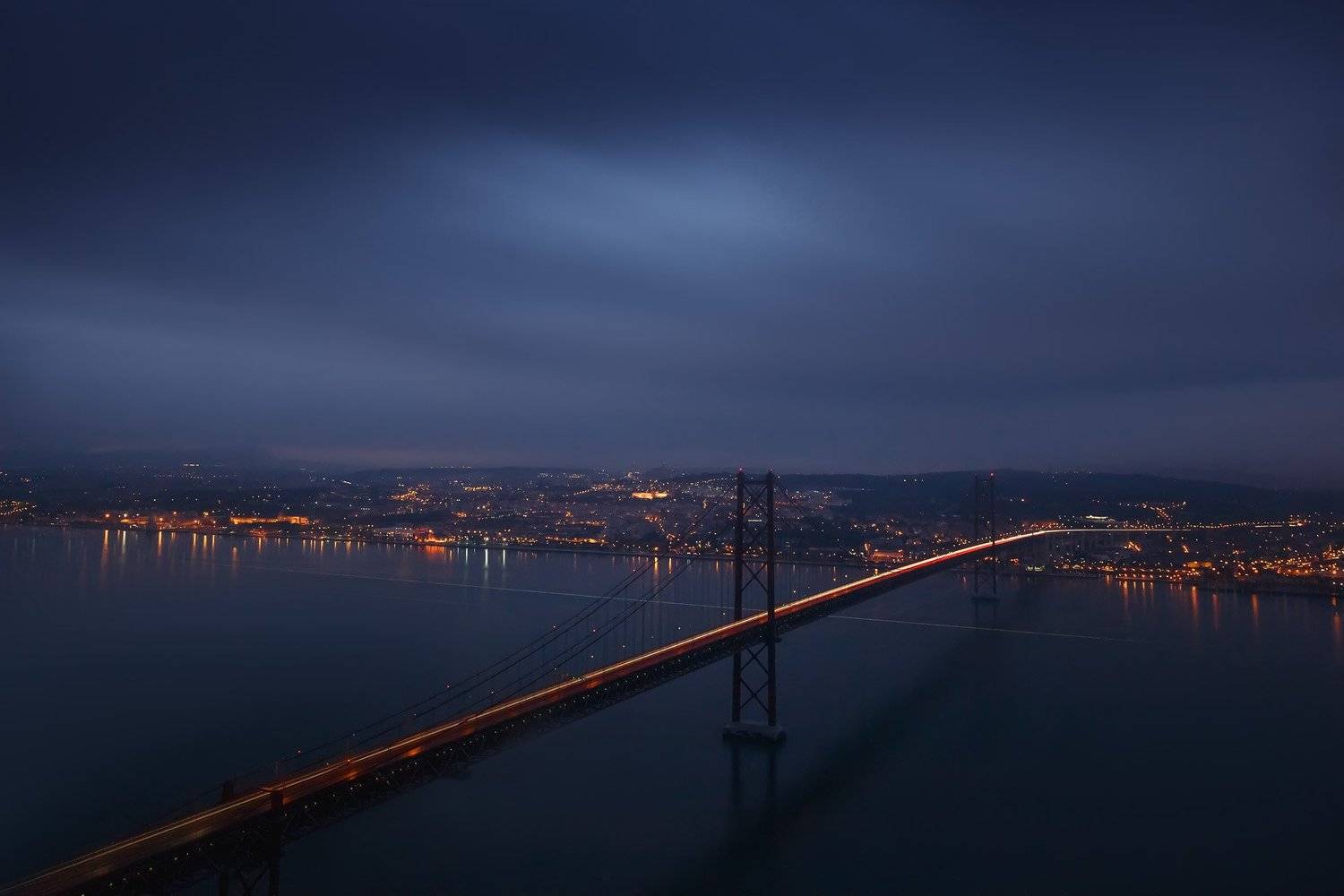 Город, Лиссабон, Ночь, Португалия, Дмитрий Купрацевич