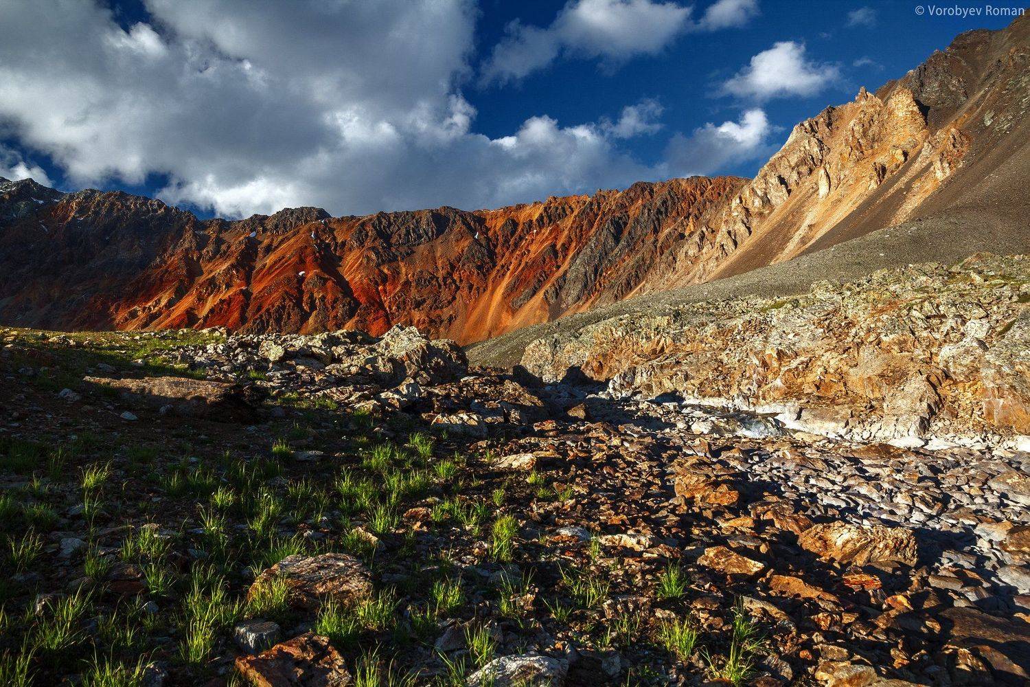 Алтай, Горный алтай, Горы, Красный, Цвет, Roman Vorobyev