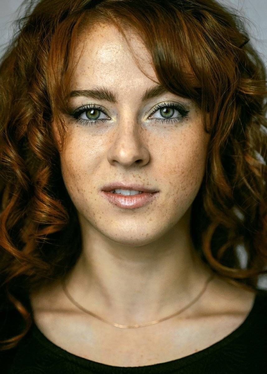 Девушка, Портрет, Рыжая, Цвелёв Дмитрий