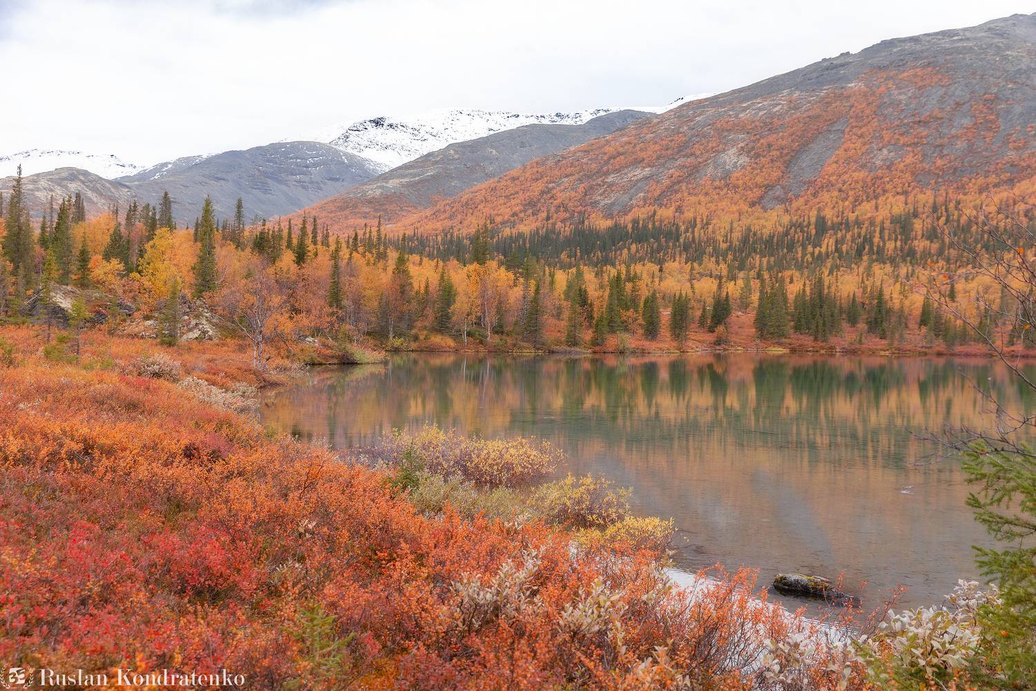 хибины, осень, кольский полуостров, горы, кольский, облака, полигональные озера, Кондратенко Руслан