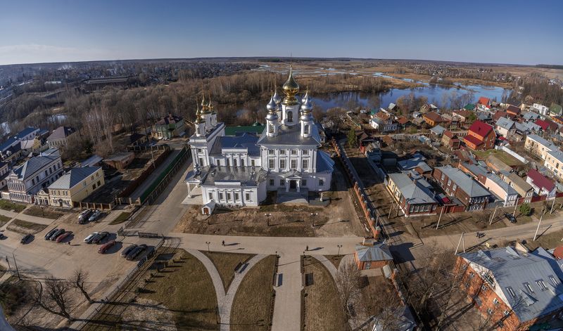 шуя, воскресенский собор, весна, апрель Апрель в Шуе фото превью