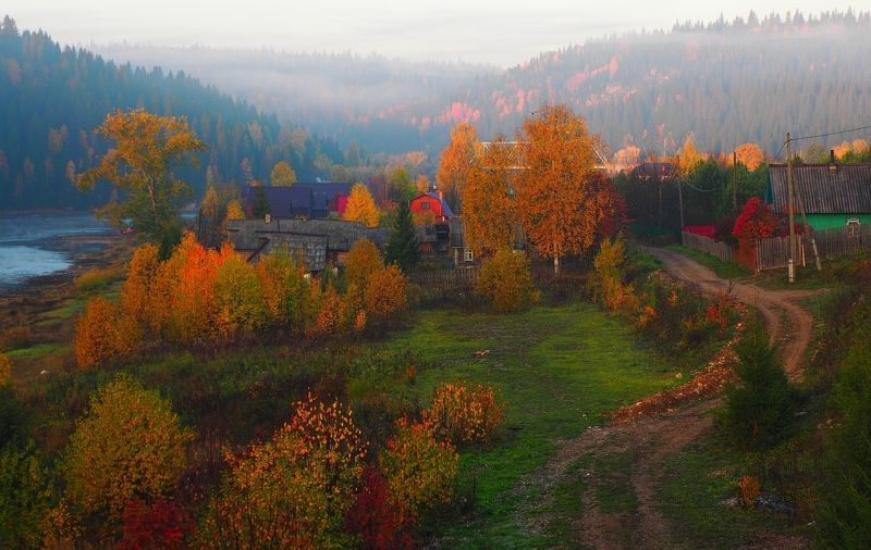 Уральская деревенька фото превью
