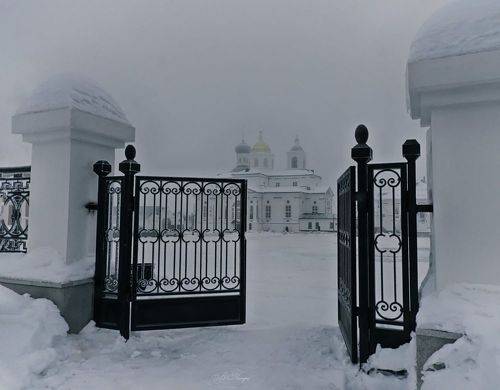 Туман на площади