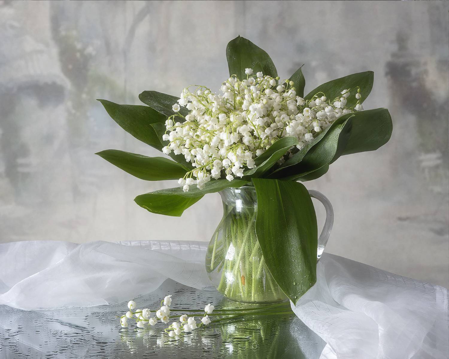 натюрморт, цветы, ландыши, букеты, Приходько Ирина