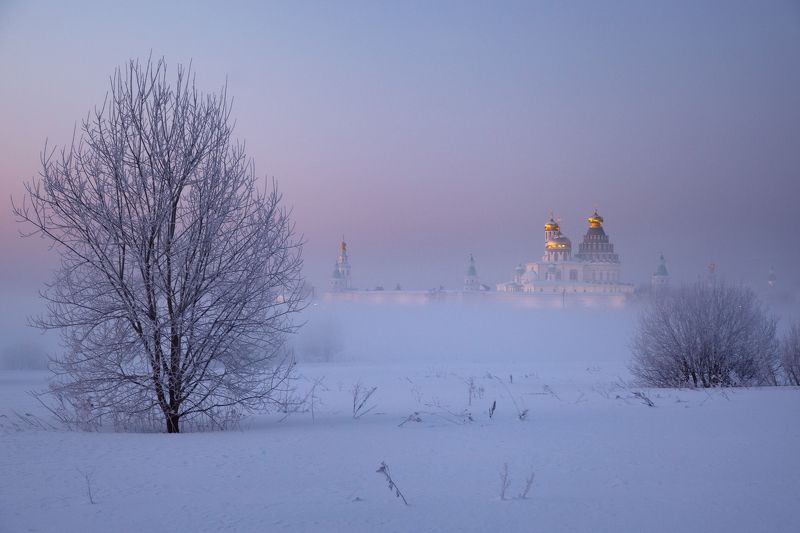 Зимнее утро фото превью