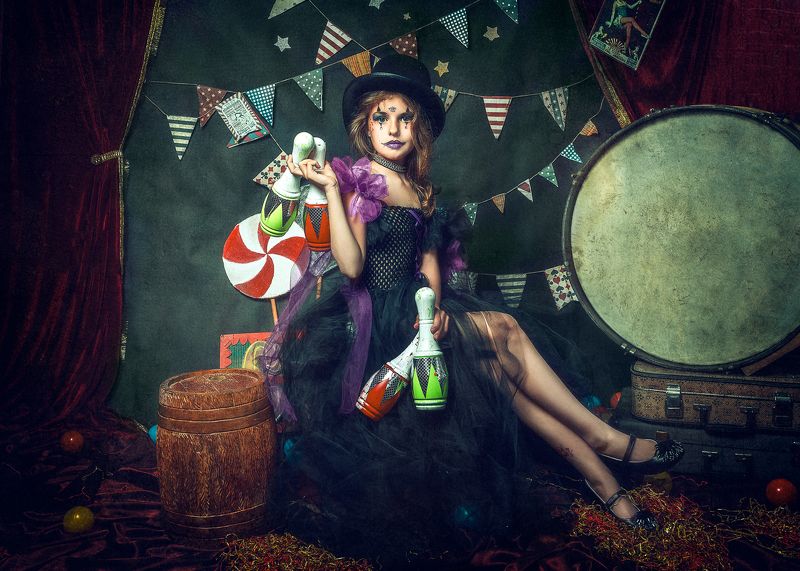 цирк, девочка  фото превью