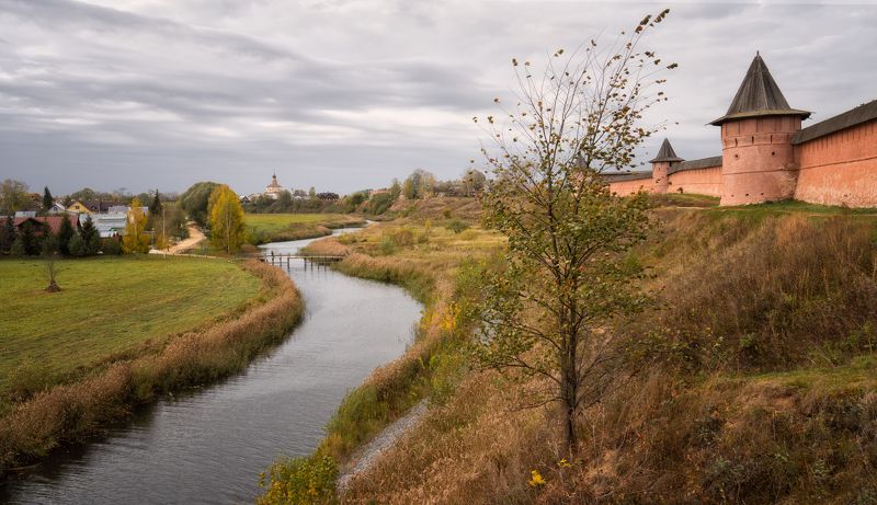 суздаль осень река кменка Суздаль фото превью