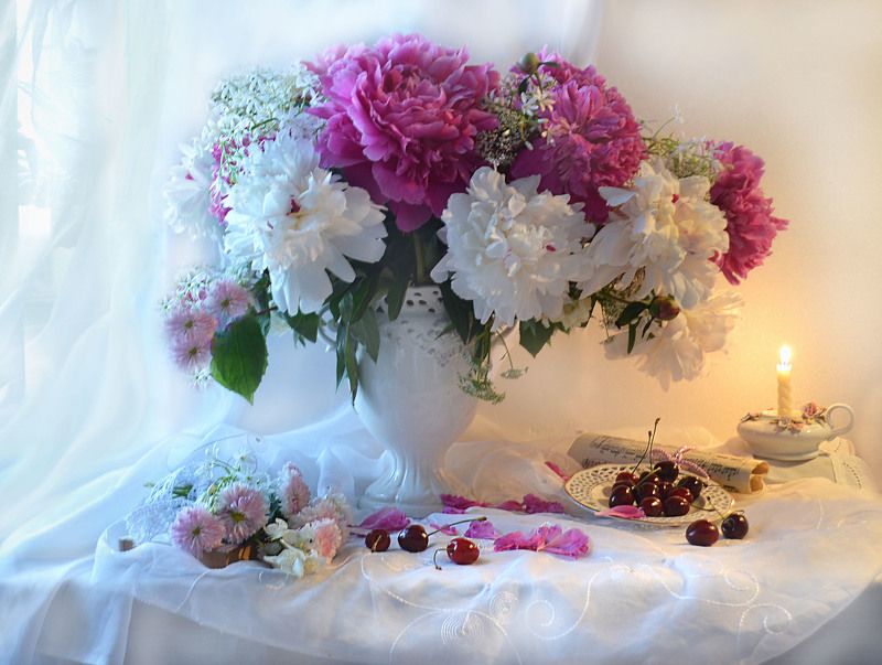 still life, натюрморт, цветы, фото натюрморт, лето,  июнь, пионы, фарфор, настроение, Июньский бренд. фото превью