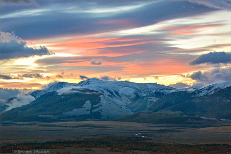 алтай, константин белошапкин, курай Рассветная акварель фото превью