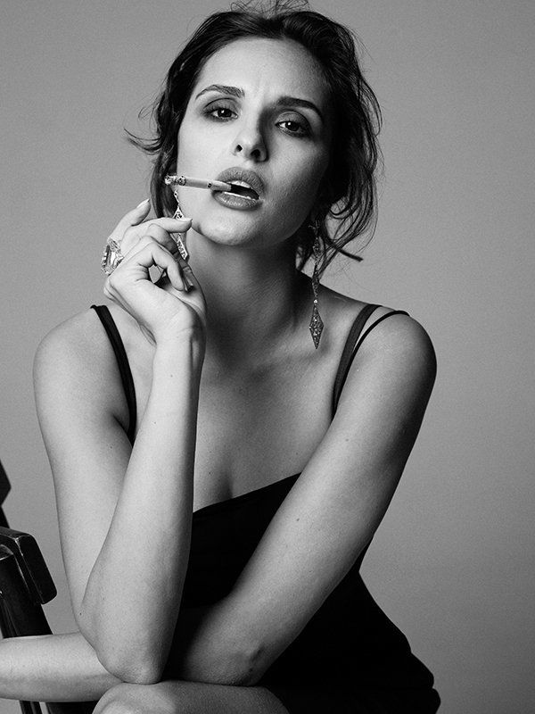 актриса, студия, чб, черно-белое, портрет София фото превью