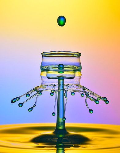 abstract form of water