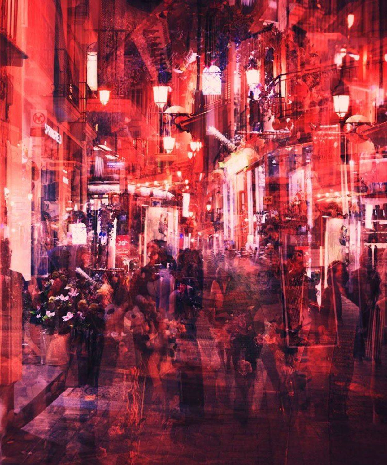 мультиэкспозиция, тонирование, город, valeko