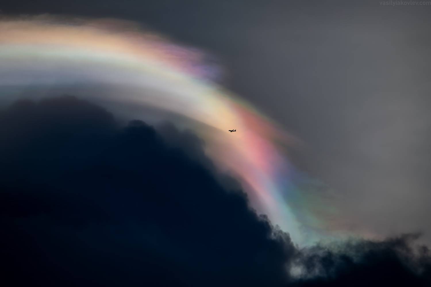 радужные облака, радужные, облака, иризация, таиланд, Василий Яковлев