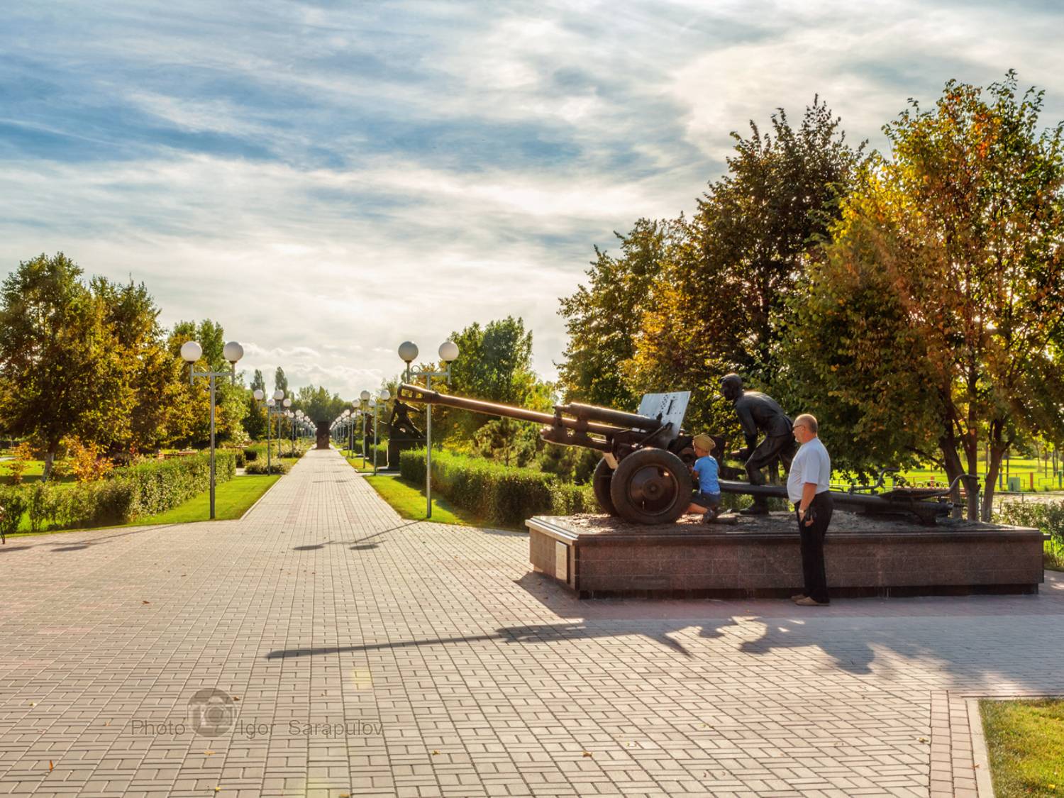 пушка, прохоровска, поколение, парк победы, памятник победы, осень, музей-заповедник, мемориальный комплекс, контровый свет, военная техника, великая отечественная война, аллея, kwanon photo, Сарапулов Игорь