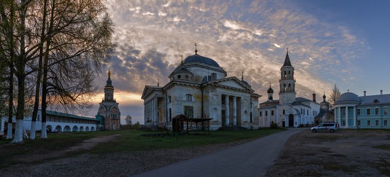торжок, борисоглебский монастырь Утро, день, вечер, утро фото превью