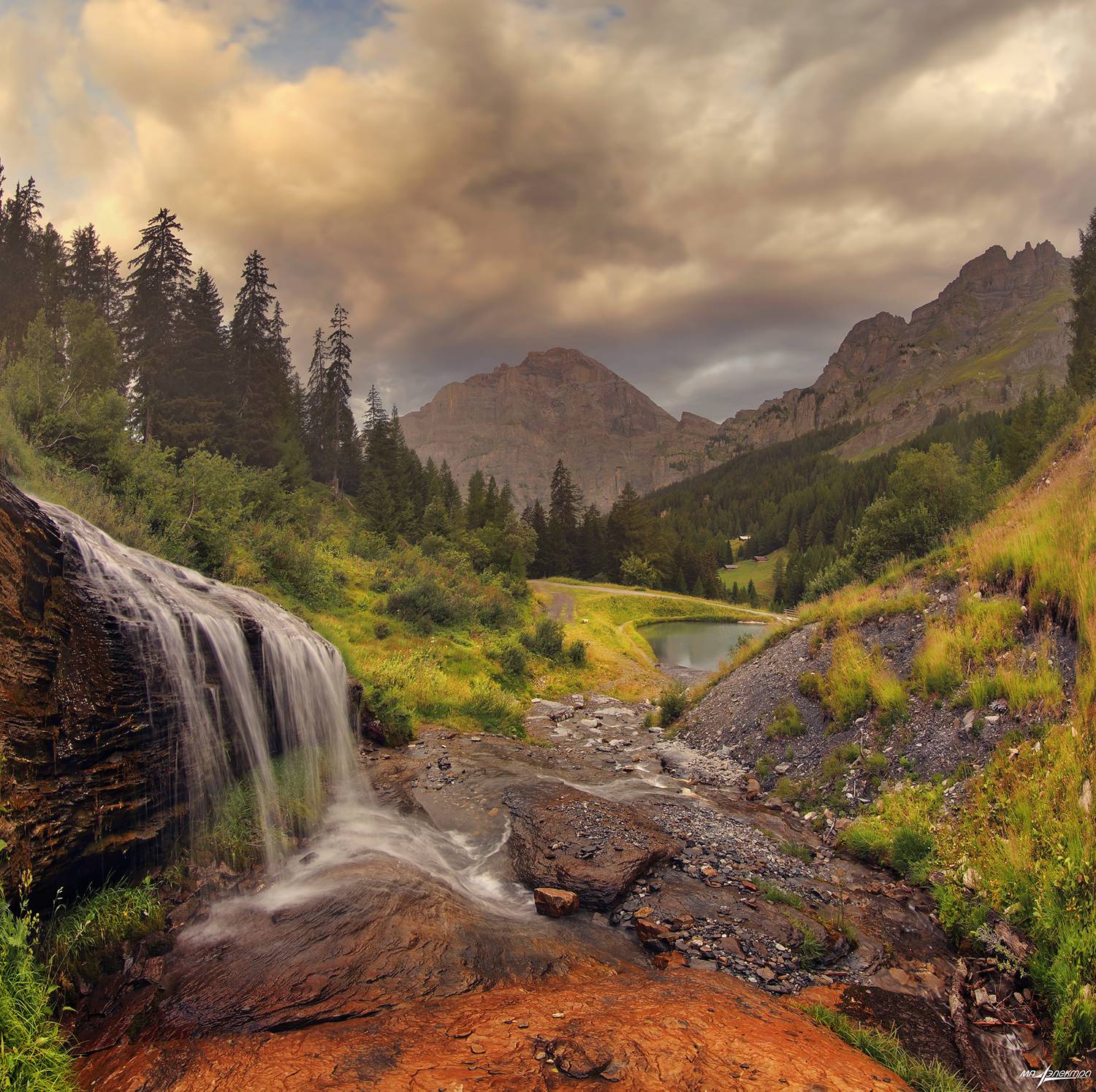 swiss,швейцария,лето,утро,leukerbad, Матвеев Николай