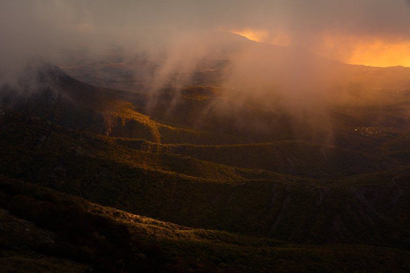 Демерджи, Крым, рассвет Наблюдая рассвет с Демерджи фото превью
