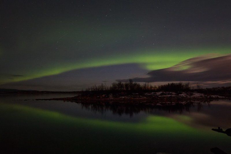 Мончеозеор.Сияние.Осень. фото превью