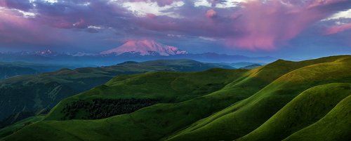 Эльбрус на рассвете