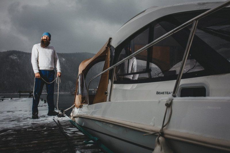 admiral, krasnoyarsk, krsk, russia, sailor, sea, siberia, адмирал, вода, катер, красноярск, море, моряк, портрет, россия, сибирь, яхта Sailor фото превью