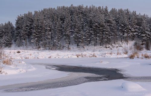 Морозным уральским вечером...