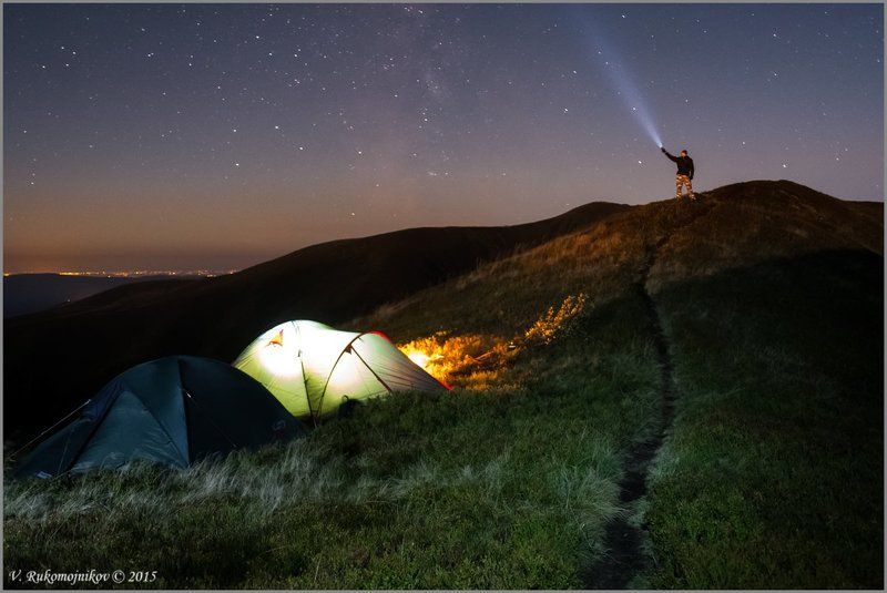 Боржава, Горы, Звезды, Карпаты Свет к звездам фото превью