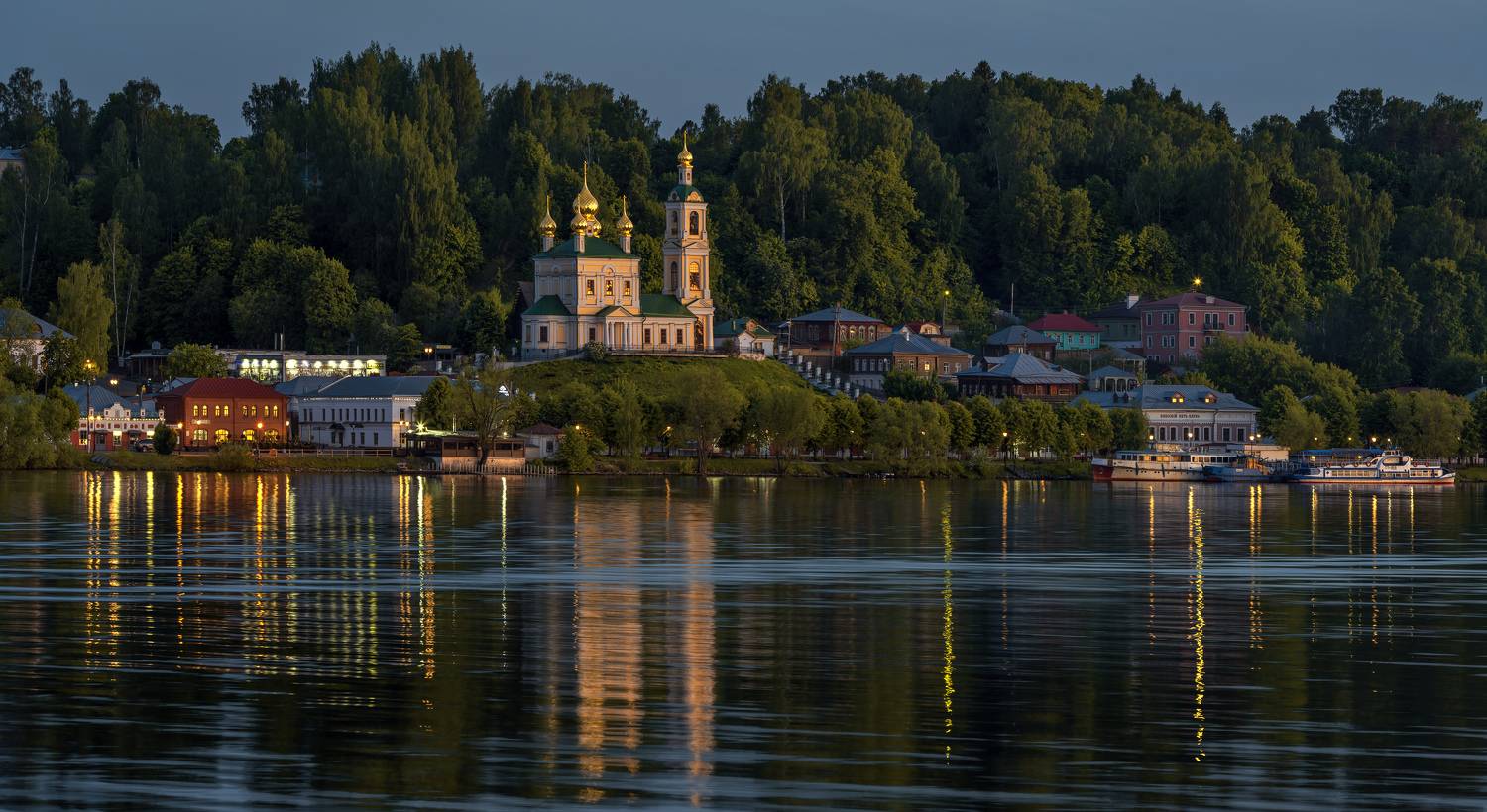 плёс, вечер, Зверев Олег
