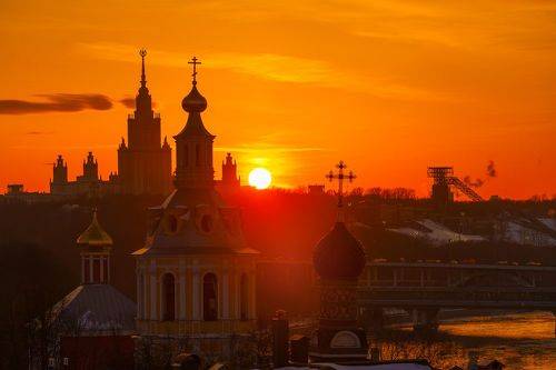 Закат на смотровой РАН