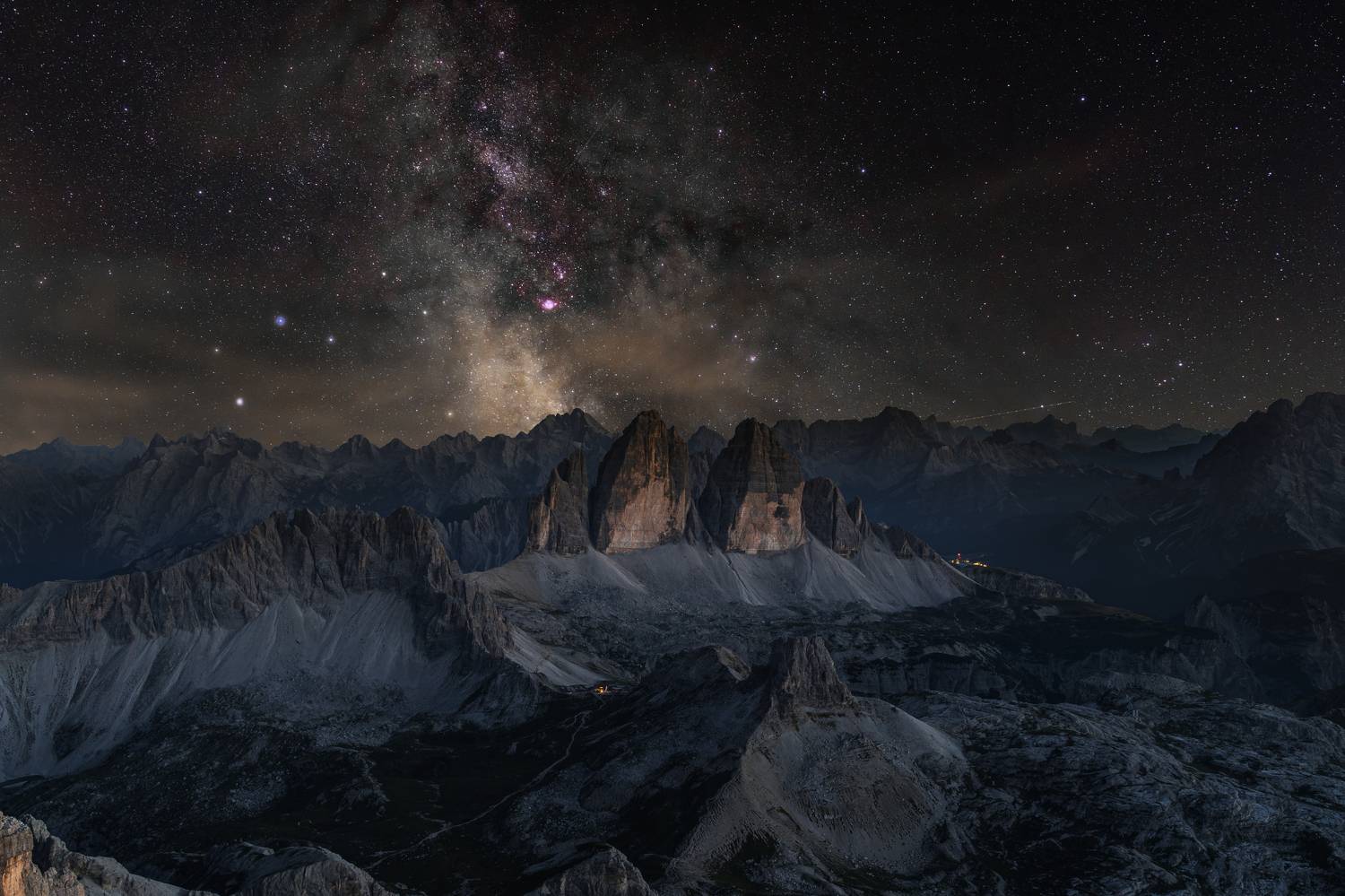 # trecimedilavaredo #lastrondeiscarperi #dolomiti #dolomites #altoadige #italia #italy #unesco #unescoworldheritagesite #vialattea #milkyway, Andrea Mazz&ugrave;