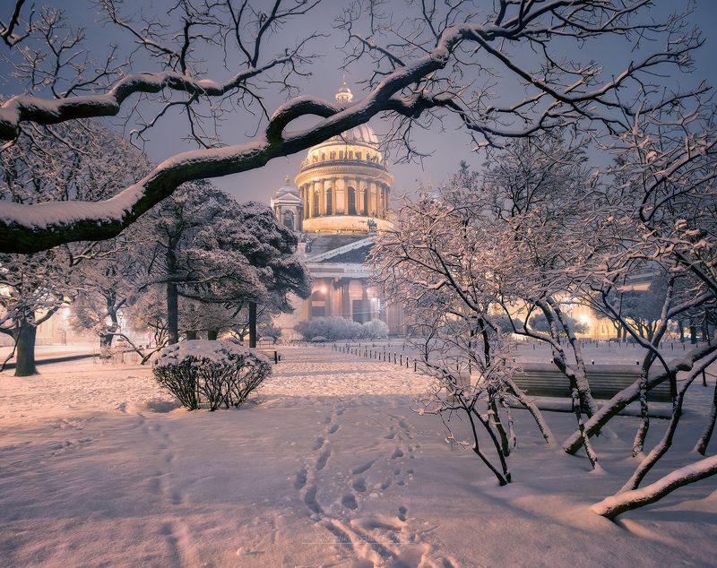 Зимний Исаакиевский... фото превью