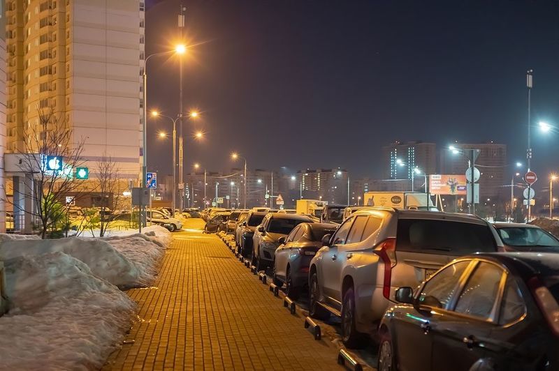 Улицы ночного города фото превью