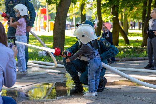 Юный пожарный.