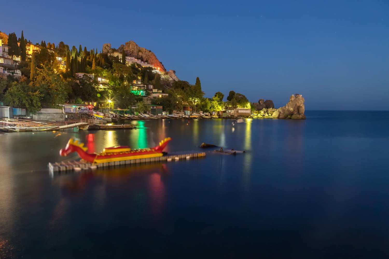 Черное море, Крым, вечер, берег, пейзаж, Юрий Морозов