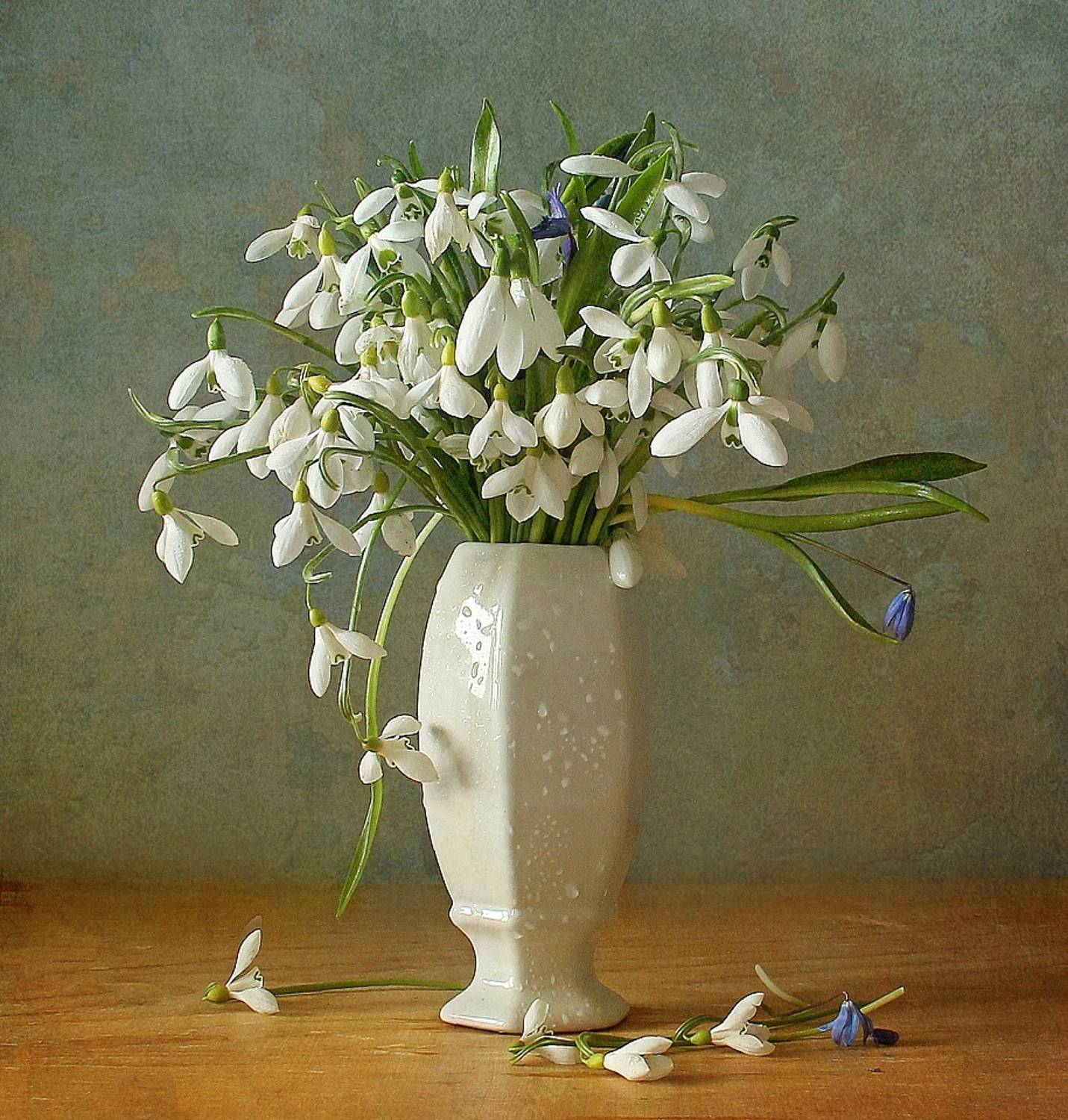 натюрморт, цветы, подснежники, весна, марина филатова, Марина Филатова