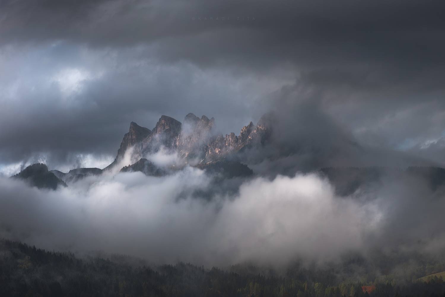 dolomiti, dolomites, sunrise, landscape, sky, sun, mountains, clouds, mountains, italy, Kar&aacute;di Zita