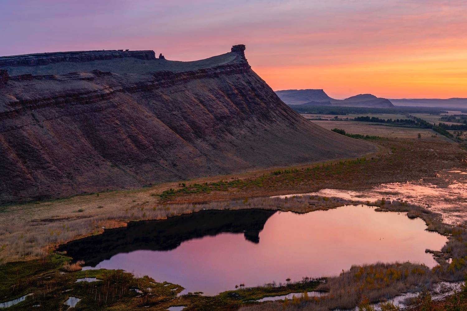 рассвет, хакасия, сундуки, утро, вечер, пейзаж, природа, nature, Разгуляев Владимир