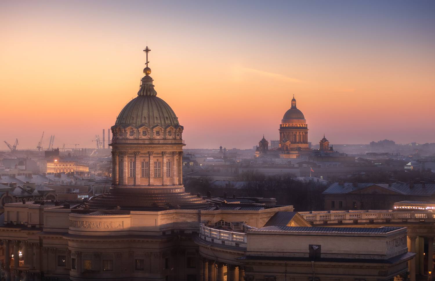 город, весна, закат, санкт-петербург, Khlebnikova Ekaterina