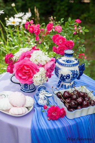 Натюрморт с черешней