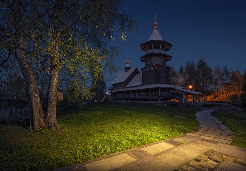 благовещенье, сергиев посад Вечер в начале мая фото превью