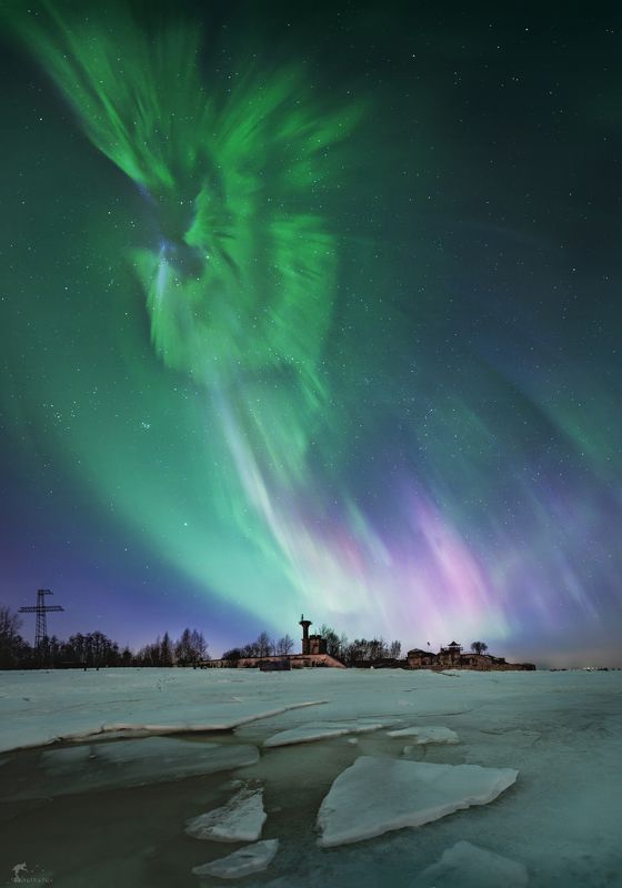 Северное сияние. Форт Риф фото превью