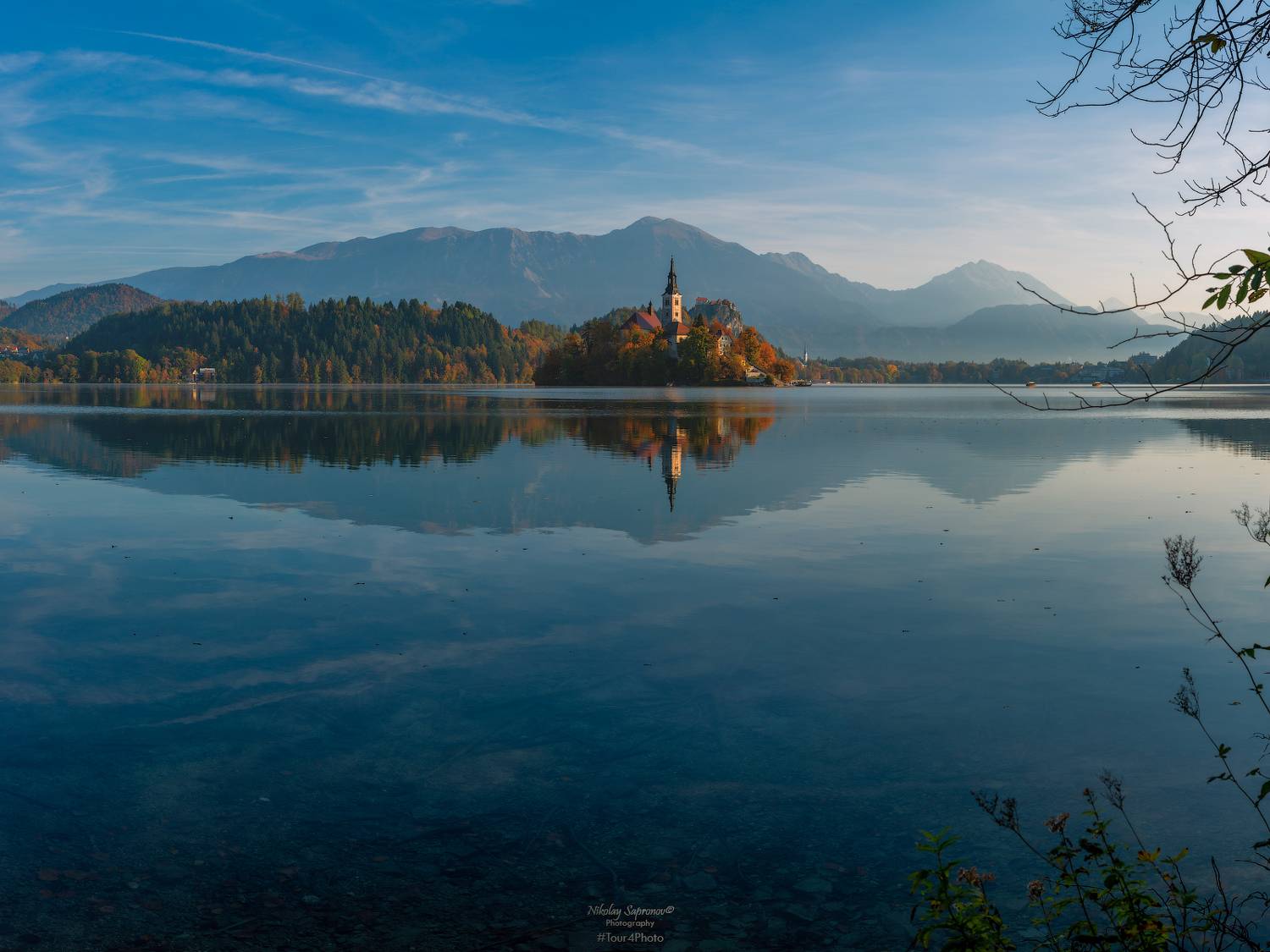 словения, юлианские альпы, альпы, горный пейзаж, осень в альпах, julian alps, bled, lake, santa maria, Николай Сапронов